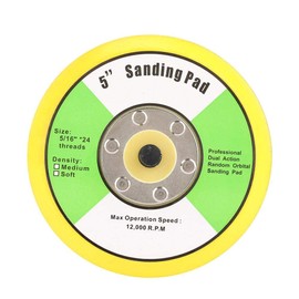 100/125 mm Polishing Tray Grinding Polishing Backing Pad with M8 Thread (5 Inches)