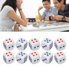 QANYEGN 10Pcs 6 Sided Dice Set, Game Bulk Dices, Table
