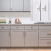 goldenwarm Modern Furniture Knobs, Bar Handle, Stainless Steel, Silver, Single