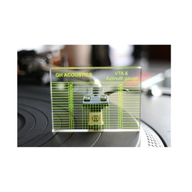 CYTGOUPER Phonograph Tonearms Vta Azimuth Gauge with Clear Lines, Vta Azimuth Gauge Alignment Block Ruler, 67 X 48 X 8mm Turntable Cartridge Alignment to