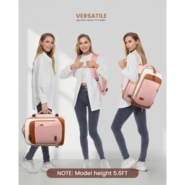 LOVEVOOK 40L Travel Backpack Carry On Airline Approved, Large Backpack with 3 Packing Cubes, TSA Travel Essentials Carry On Bag, Waterproof Weekender Overnight Luggage Daypack, Fits 17.3 Inch Laptop