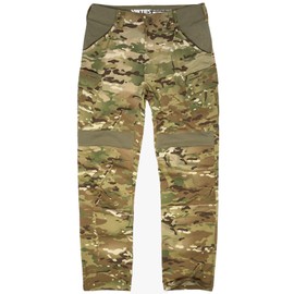VIKTOS Men's Patrolux Multicam Durable Casual Tactical Double-Zip Cargo Pants w/Abrasion-Resistant Panels & Padded Waistband, Multicam, 34W x 30L