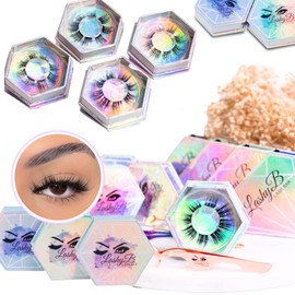 Lashy B Lash Bar Build A Bae Collection - Natural Look Cluster Faux Mink Lashes Handmade Sprinkle False Eyelashes Reusuable Eyelash Extensions (Sprinkle)