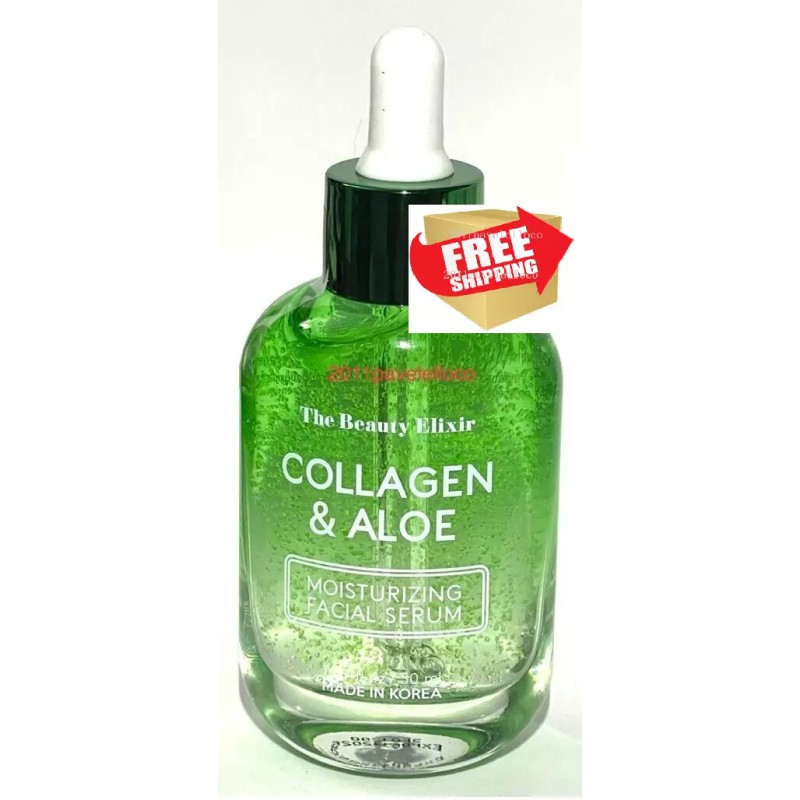 The Beauty Elixir *COLLAGEN & ALOE ~ Moisturizing Facial Serum