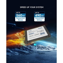 Fikwot FX812 256GB SSD SATA III 2.5" 6GB/s, 3D NAND TLC, SLC Cache, Up to 560MB/s,Compatible with Laptop & PC Desktop