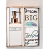 3 Piece Lotion Soap Pump Dispenser & (2) DREM Big