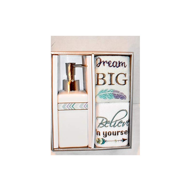 3 Piece Lotion Soap Pump Dispenser & (2) DREM Big