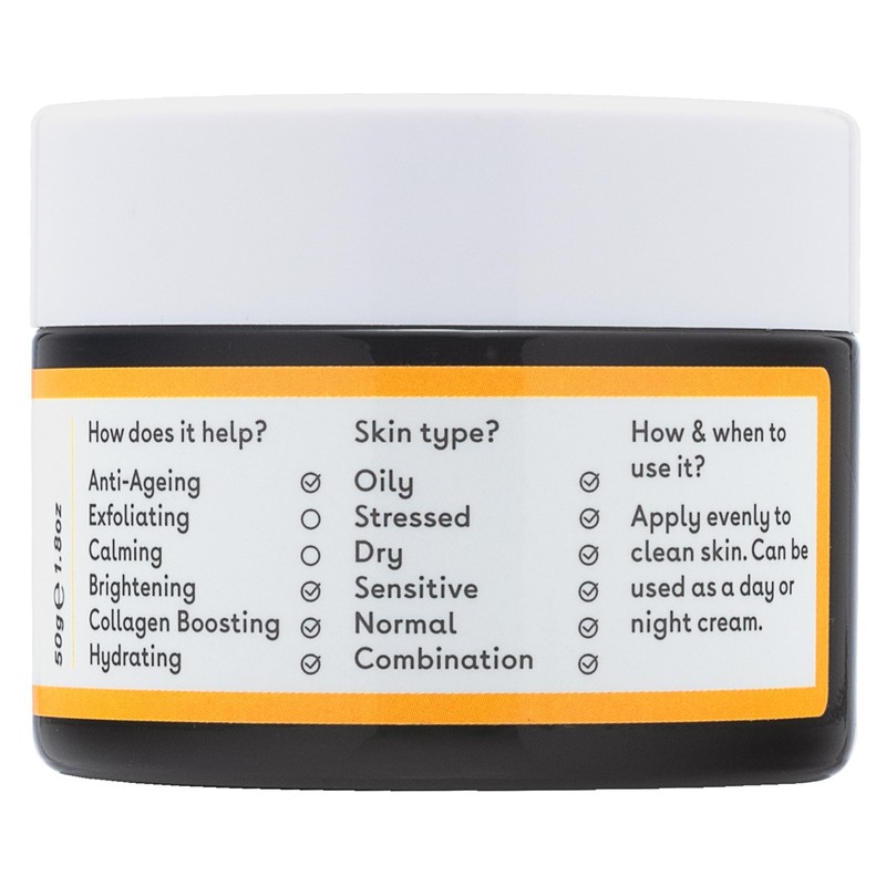 Q+A Vitamin C Radiance Cream - Hydrating, Anti-Ageing Face Cream