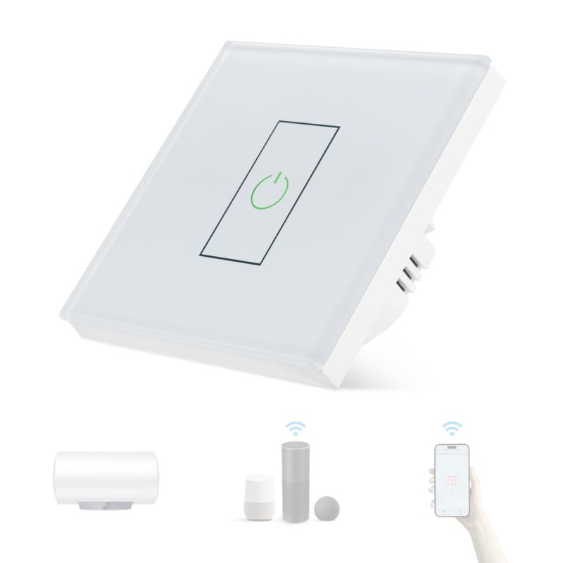Smart Immersion Heater Timer Switch, 40A 8000W WiFi Smart Water