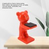 Bear Watch Stand Handcrafted Three Dimensional Modern Style Resin Watch