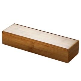 Felimoa Bamboo Cutlery Case Chopstick Holder with Lid for Shops Restaurants