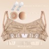 iMucci Clear Strap Bra Professional Dance Bras NO Sponge Invisible