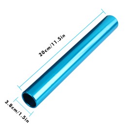 MissZM Aluminum Track & Field Relay Sticks Racing Team Corrosion Resistant High Strength Smooth Surface Suitable for Outdoor Sports Practice Athletes (4 Gold)