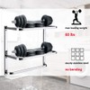 30 Inch Bathroom Towel Rack Towel Bar, 2-Tier Towel Rack