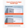 VEVOR Toilet Handle Replacement Kit, Front Mount Universal Toilet Handle,