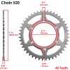 Kawasaki Black Drive Chain And Sprocket Kit for Kawasaki Ninja
