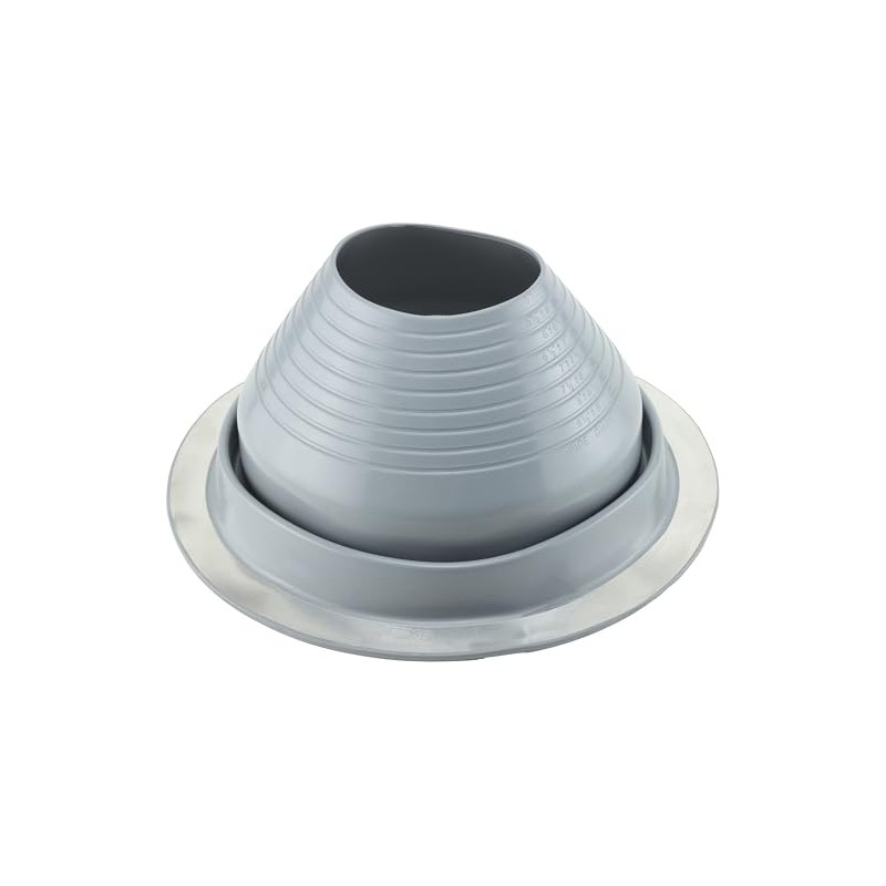Water-Tite 81825#6 Multi-Size Metal Roof Flashing, 12-1/2-inch Round Base with