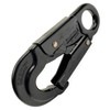 ProClimb Aluminum Double Lock Captive Eye Forged Snap Hook Black