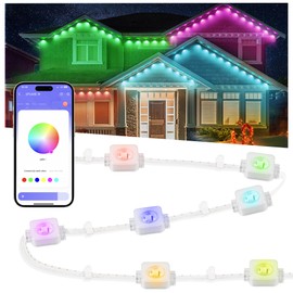 Nexillumi Permanent Outdoor Lights for House,100ft