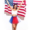 LDFWAY 4th of July Women's 4-Piece Costume Set, Red White