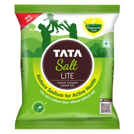 Tata Salt Lite | 15% Low Sodium Salt | Reduce Sodium For Active Health | Lite Namak | 1kg Pouch