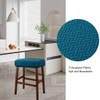 Lussenwert Stool Covers Rectangular Set of 4, Jacquard Vanity Stool