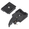 Alloy Quick Release Plate Adapter with 3/8in to 1/4in Screw