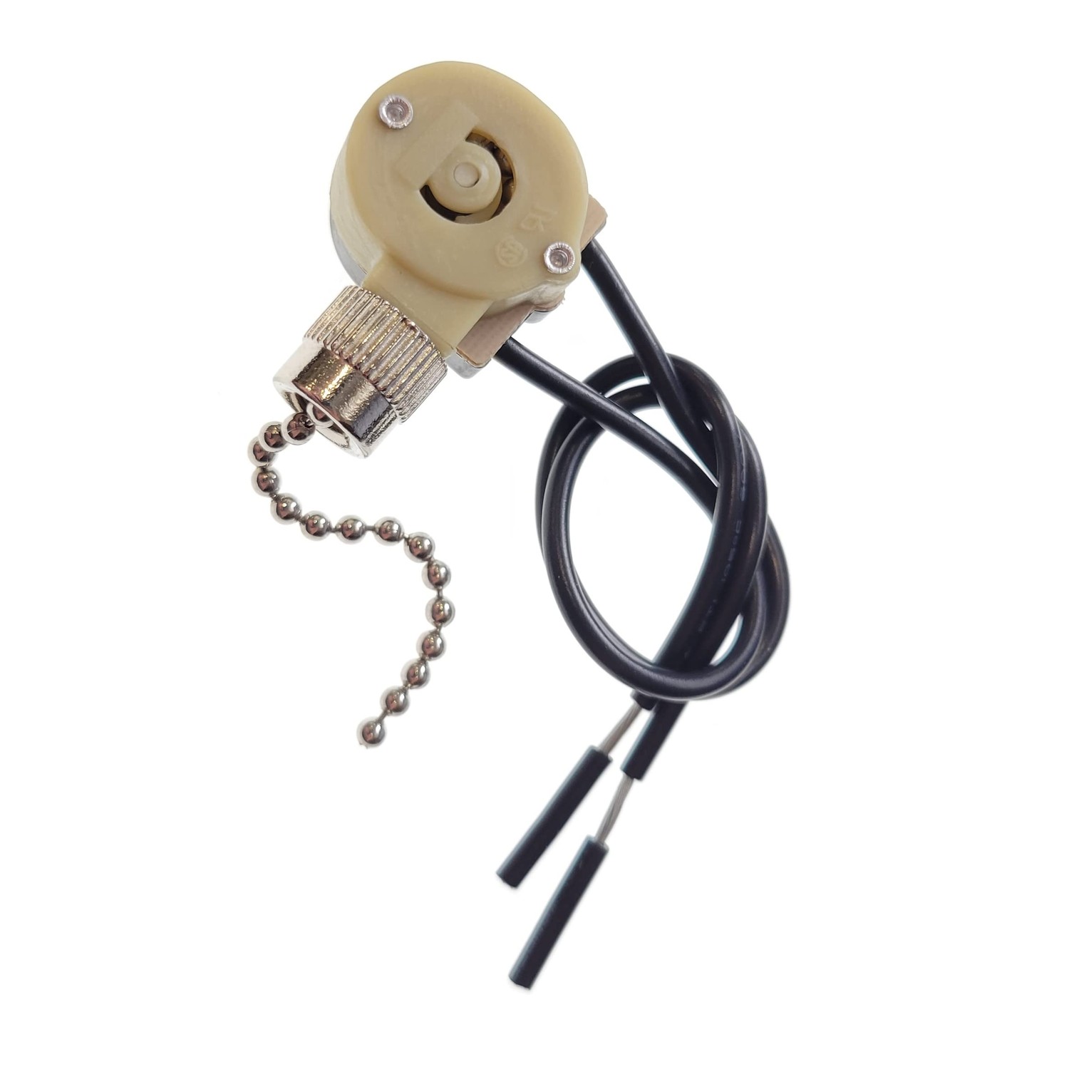 Sinton E81372 ON-Off Nickel Pull Chain Lamp Switch for Lighted Ceiling ...