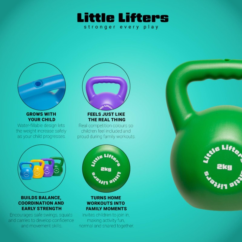 Little Lifters Kids Kettlebell Set – Toy Kettlebell Weights Sets