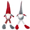 allydrew Long-Legged Gnome Plush Dolls, Winter and Holiday Tabletop Decorations