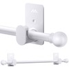 ZNONOX ZNONOX Curtain Rods No Drilling for Windows 30 to
