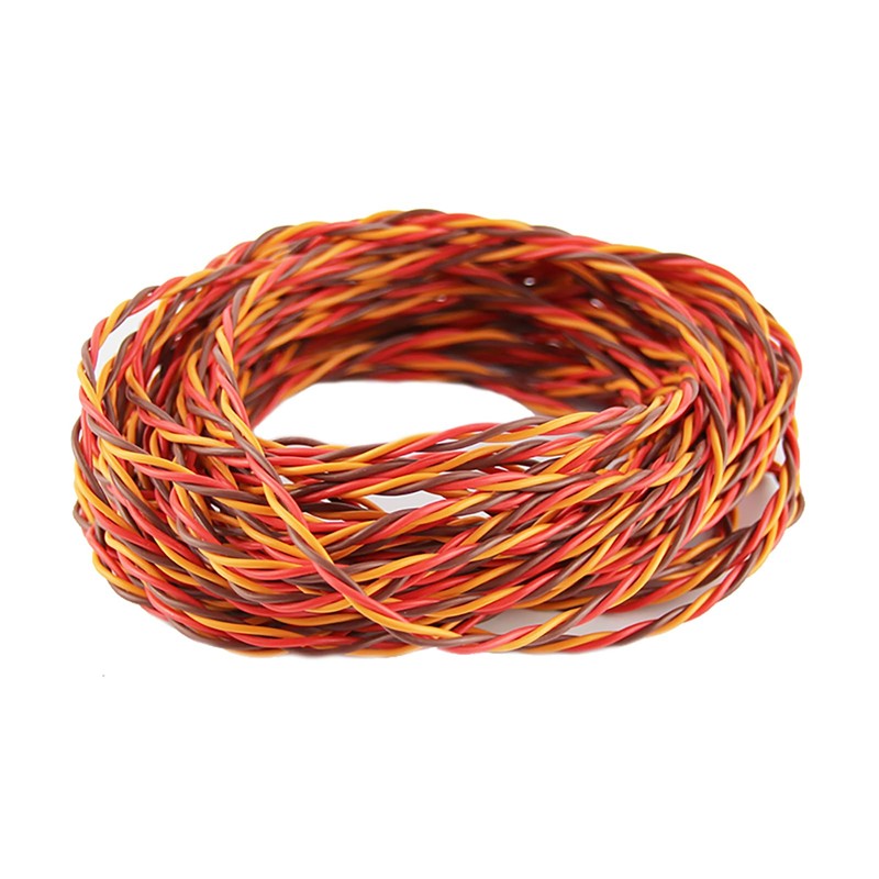 rflaueo Servo Extension Cable Twisted Wire 32 feet (30 cores