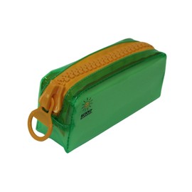 Sunny Markers Easy-Open Pencil Case - Big Zipper for Accessibility, Durable, Large Capacity, Stylish (Green)