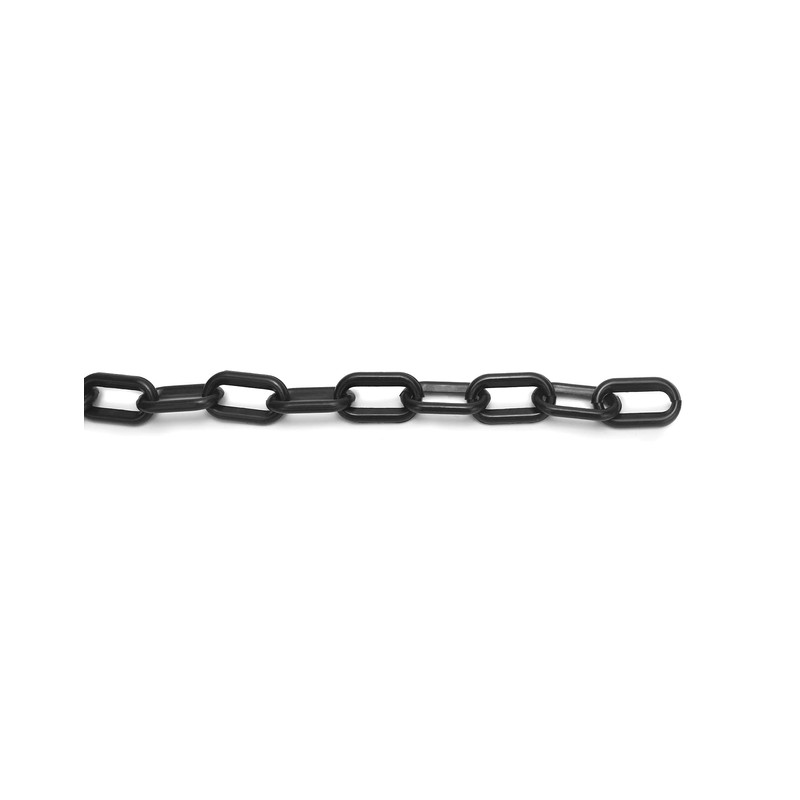 QWORK® 5M x 6mm Chain Link Fence, Plastic Chain Barrier