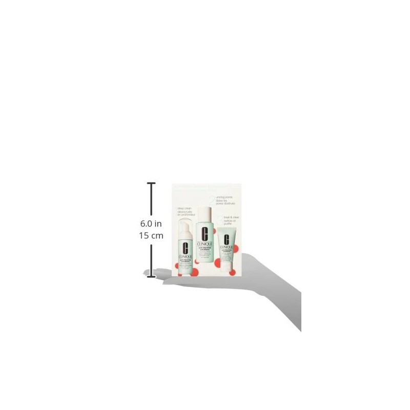 Clinique 3 Piece Anti Blemish Solutions 3 Step System Kit