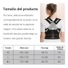 Corrector Postura Ortopédico Lumbar Espalda Ajustable Faja Negro Xl