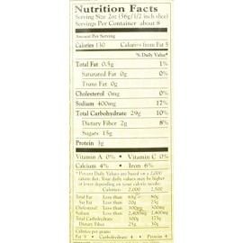B M Bread Brown Plain 1 Pound Pack of 2 Fat Free No Cholesterol
