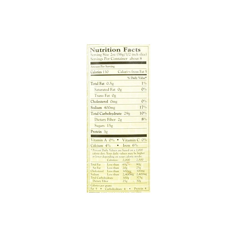 B M Bread Brown Plain 1 Pound Pack of 2