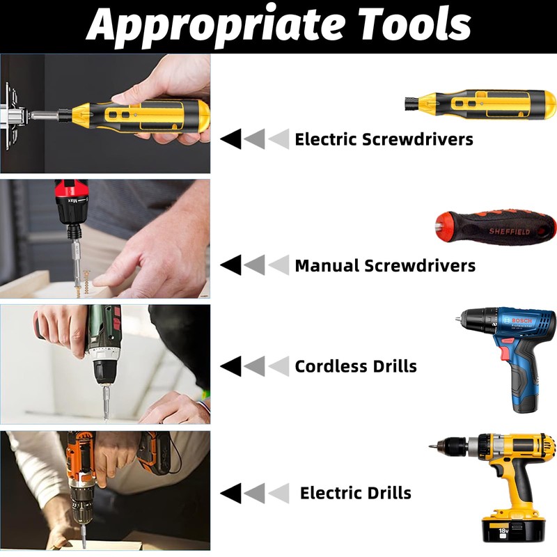 Bkkvim 14Pcs Torx Star 6-Point Screwdriver Bit Set, Magnetic Security