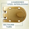 NU-SET Lock | Jimmy Proof Style Inter Locking Single Cylinder