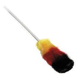 Feather Duster Silver/Grey/Blue/Black/Red/Gold Elastic Handle 68 cm
