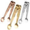 LHLZNB 3 Pieces Sugar Tong/Sugar Cube Tongs, Mini Stainless Steel