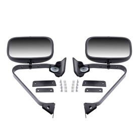 Manual Mirror for 1980-1996 Bronco 5X8 Swing Lock L=R Plastic Housing For Mirrors Upp for 1984-1990 Bronco II for 1991-1994 Explorer for 1980-1983 F-100 for 1980-1997 F-150 for 1980-1997 F-250
