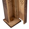 Wooden Incense Holder and Cone Burner Tower Large Organic Eco