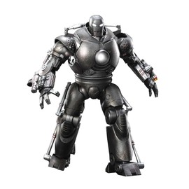 Ovonni 9 Inch LED Iron Monger Toy,Exquisite Painting 20 Joints Movable Collectible Action Figure,Light with Chest and Eyes