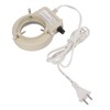 Microscope Illuminator Ring LED Light Source Adjustable Accessory 100‑240V
