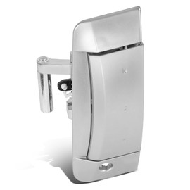 Auto Dynasty Factory Style Front Exterior Car Door Handle with Keyhole Compatible with Nissan 350Z 2003-2009, Driver Left Side, Bare Silver