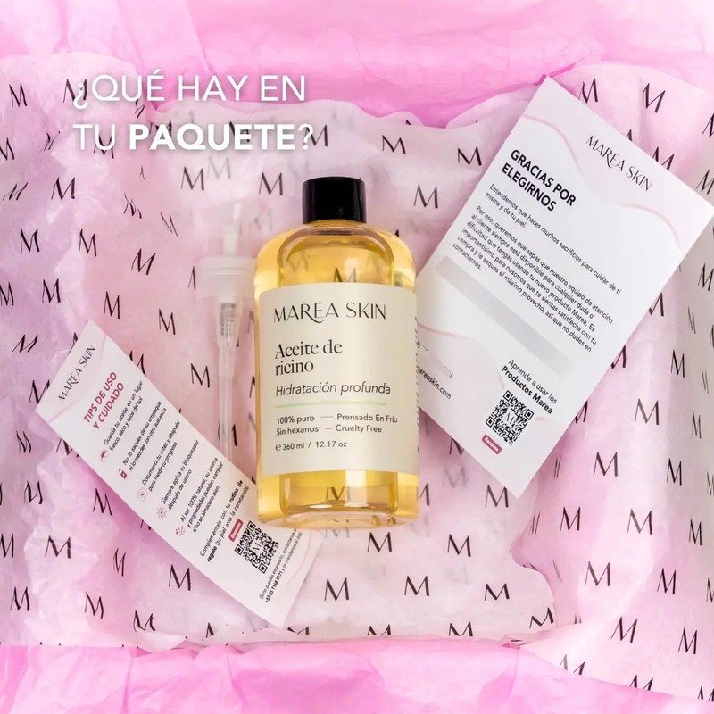 Aceite De Ricino, Para Cejas Y Cabello Marea Skin 125