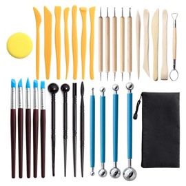 32 Piece Set Pottery Sculpting Tool Multifunctional Ceramic Clay Crafts Carving Tools for Beginner