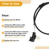 Partuto ABS Wheel Speed Sensor No.8U9Z2C191A Rear Left ABS Sensor